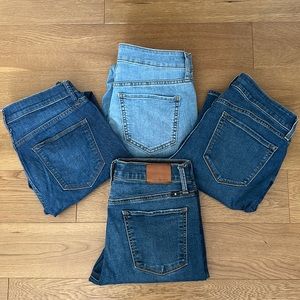 Bundle 4 pairs LUCKY, GAP, OLD NAVY Jeans EUC!